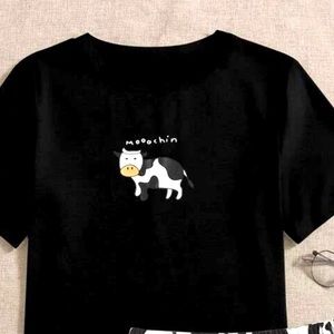 Cow Night Top, SHEIN